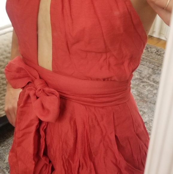 Hello Molly AU 6 RED Romper Halter Playsuit - Picture 6 of 12